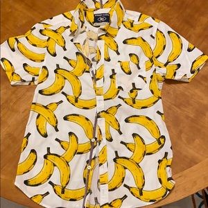Banana Button Down